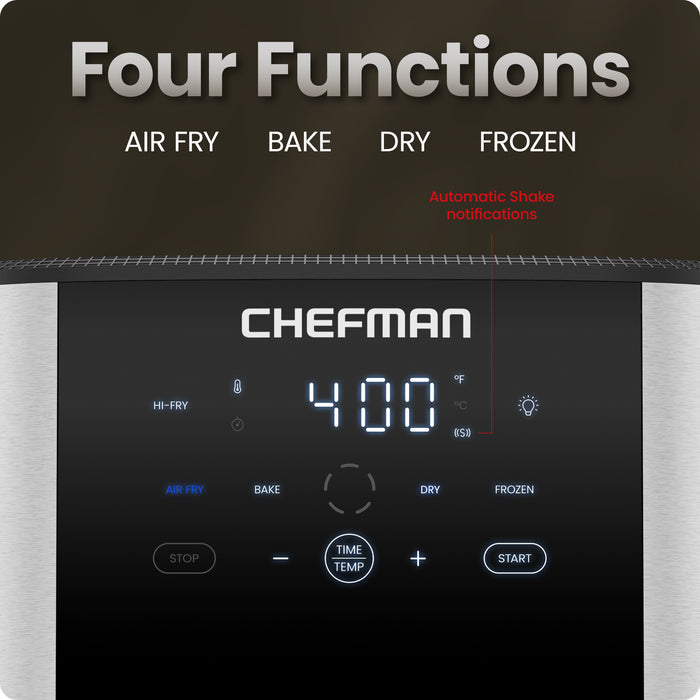 Turbofry® Easy View 8 Qt. Stainless Steel Air Fryer