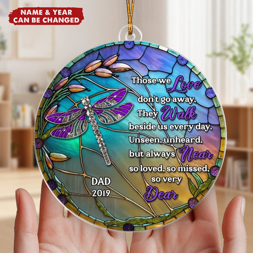 Unseen Unheard But Always Near - Personalized Custom Car Ornament