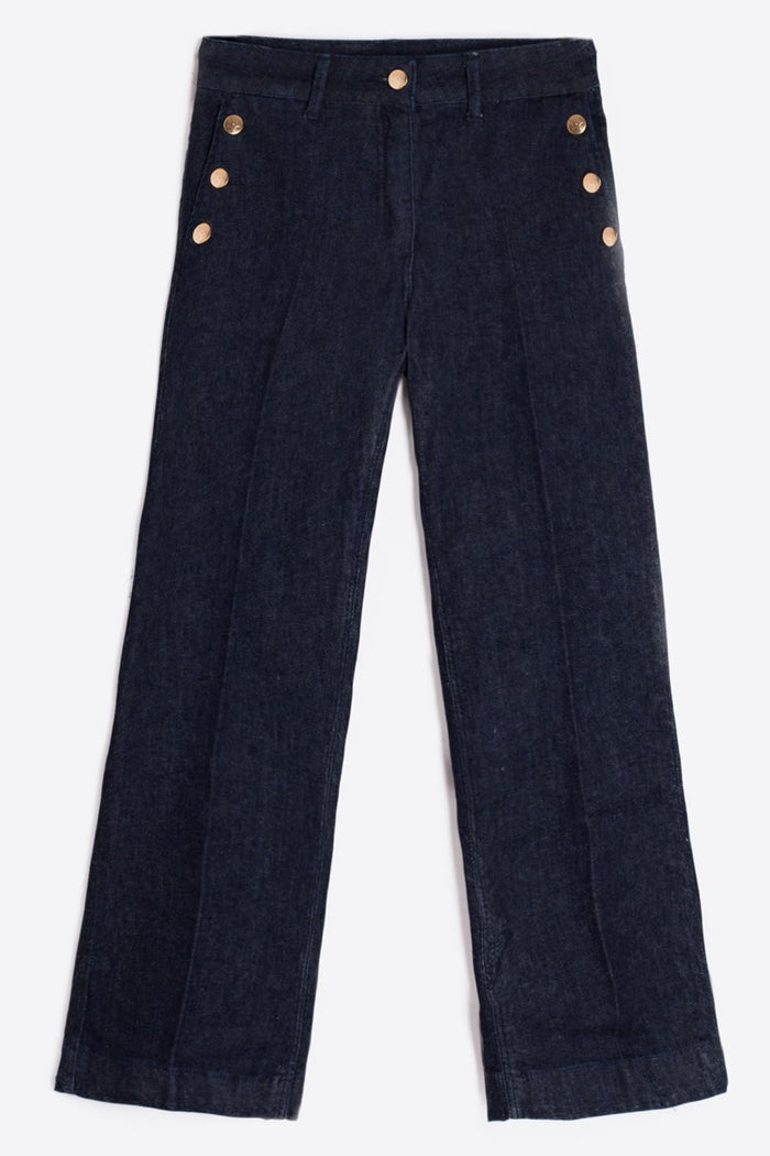 Vilagallo 32081 Dark Denim Amelie Jeans - Dotique - Vilagallo