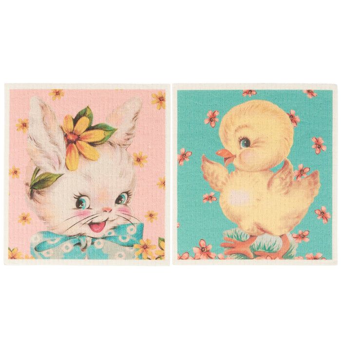 Vintage Easter Swedish Dishcloth Set | Primitives by Kathy