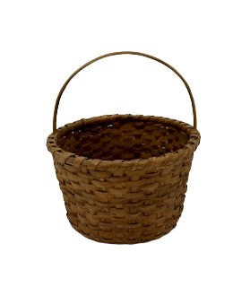 Vintage Round Split Oak Basket.