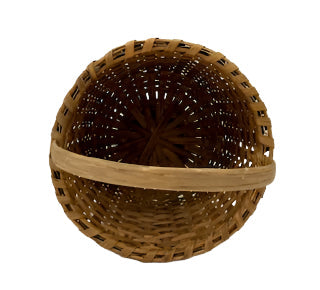 Vintage Round Split Oak Basket.