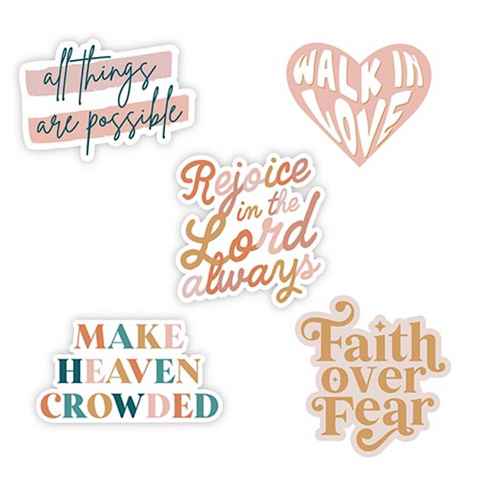 Vinyl Stickers - Retro Sticker Pack - 5 pcs