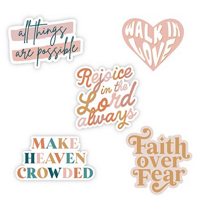 Vinyl Stickers - Retro Sticker Pack - 5 pcs