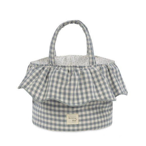 Walking Mum – Organiser Basket – Praliné Vichy Matcha - Mabel & Fox
