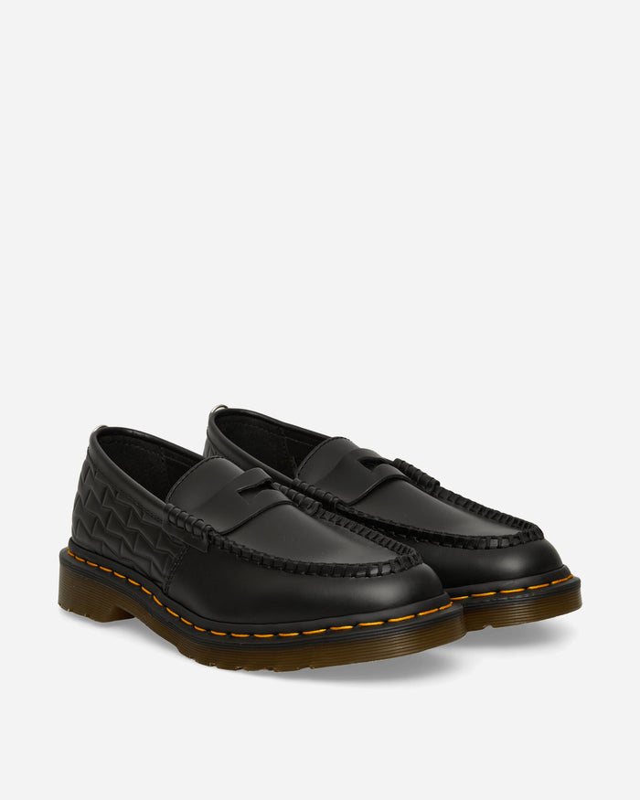 Dr. Martens Wasted Youth Penton Loafer DMs Black Smooth Leather Classic Shoes Loafers 44034001