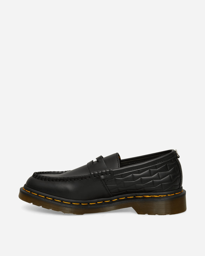Dr. Martens Wasted Youth Penton Loafer DMs Black Smooth Leather Classic Shoes Loafers 44034001