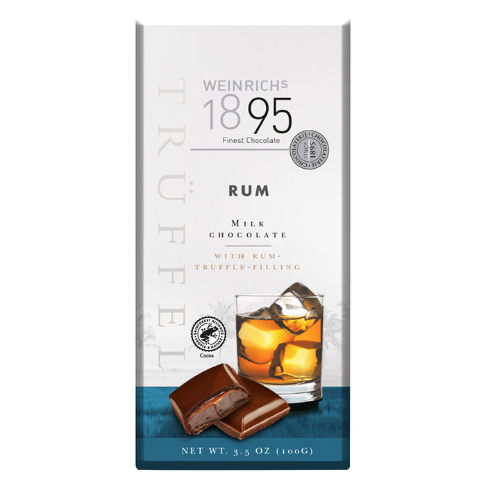 Weinrich's 1895 Milk Chocolate Rum Truffle Candy - 10 Count