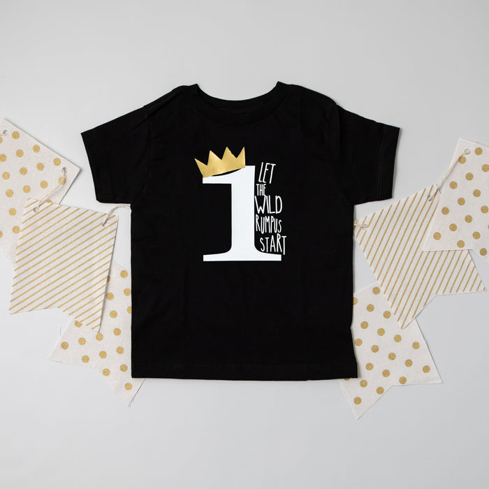 "Wild Rumpus" First Birthday Bodysuit/T-Shirt