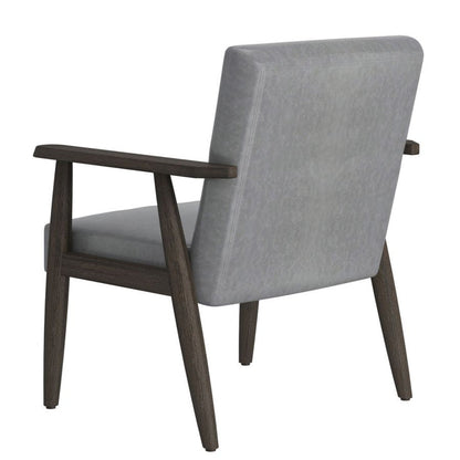 Wilder Accent Chair - Grey and Weathered Brown - Windsorchrome