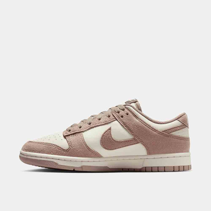 Side medial view of the Women's Nike Dunk Low.