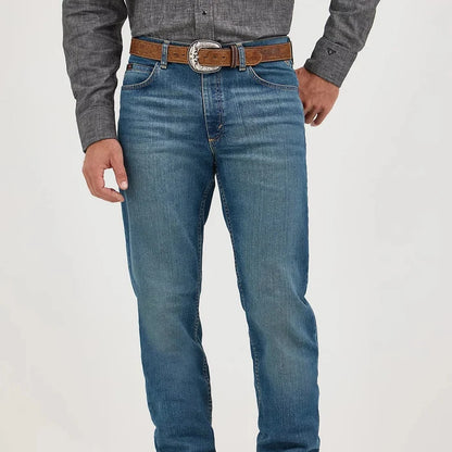Wrangler 20X Men's Cody Johnson Advanced Comfort 01 Competition Regular Fit Jean in Blue Stone