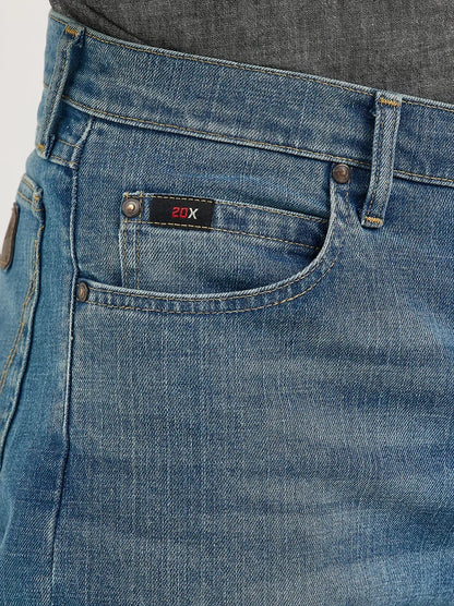 Wrangler 20X Men's Cody Johnson Advanced Comfort 01 Competition Regular Fit Jean in Blue Stone