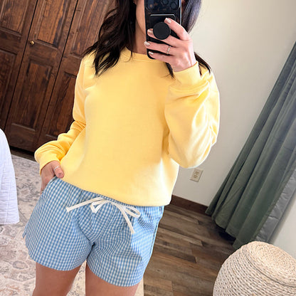 Yellow Glow Classic Fit Sweatshirt