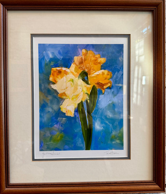 'Yellow Iris Giclee' Print by Terri Hall.