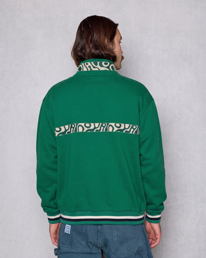 Shop Yellowstone Geysers Quarter Zip Fleece Inspired by Yellowstone NP | green