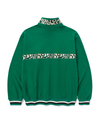 Shop Yellowstone Geysers Quarter Zip Fleece Inspired by Yellowstone NP | green
